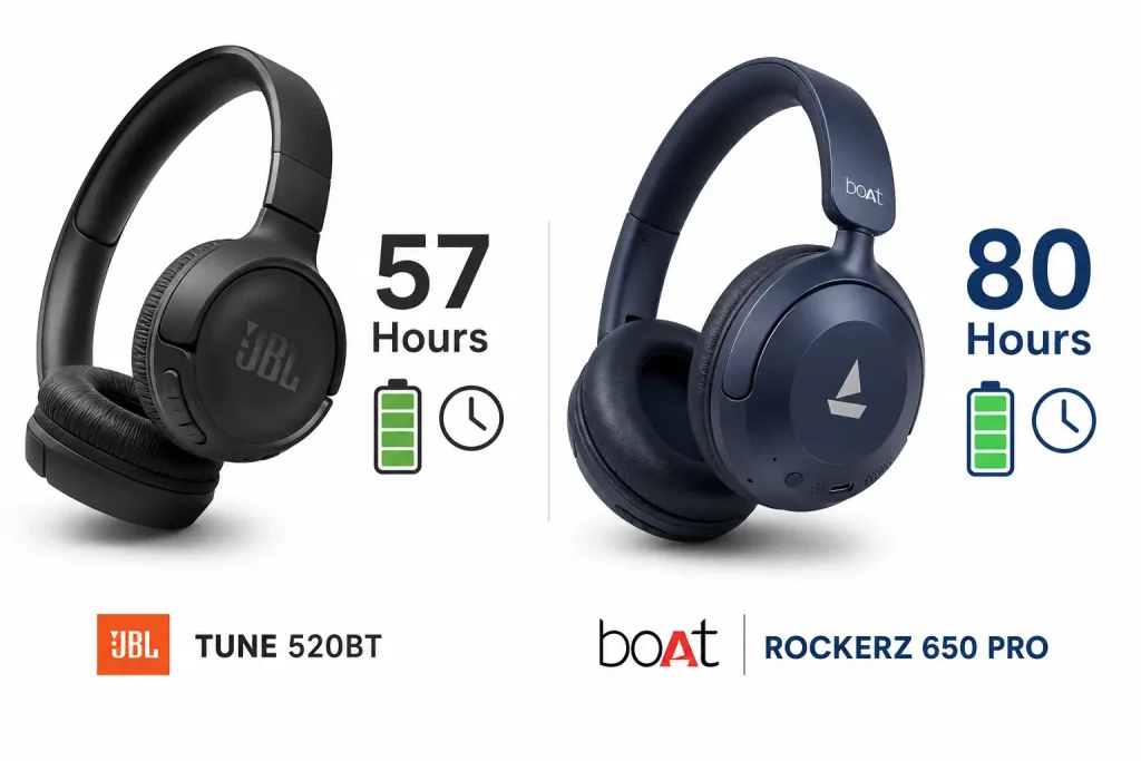 JBL Tune 520BT vs boAt Rockerz 650 Pro: Which Should You Buy? 11 JBL Tune 520BT review,
boAt Rockerz 650 Pro review,
best budget wireless headphones 2026,
on-ear vs over-ear headphones comparison,
JBL vs boAt headphones,
JBL Tune 520BT vs boAt Rockerz 650 Pro which is better,
boAt Rockerz 650 Pro Dolby Audio headphones review
JBL Tune 520BT battery life test,
best headphones under $50 2026,
JBL Pure Bass vs boAt Dolby Audio
should I buy JBL Tune 520BT or boAt Rockerz 650 Pro,
JBL Tune 520BT worth it,
boAt Rockerz 650 Pro worth buying,
best budget over-ear headphones USA,
JBL 520BT vs Rockerz 650 Pro for calls,
JBL Tune 520BT pros cons,
boAt Rockerz 650 Pro pros cons,
JBL Tune 520BT alternative,
boAt Rockerz 650 Pro vs JBL comparison,
does JBL Tune 520BT have ANC,
does boAt Rockerz 650 Pro have ANC,
JBL Tune 520BT Bluetooth codecs,
boAt Rockerz 650 Pro battery life test,
JBL 520BT vs boAt 650 Pro,
JBL vs boAt budget headphones,
on-ear vs over-ear comfort comparison,